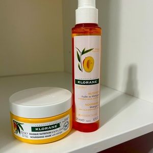 Klorane Nourishing‎ Mango oil and Nourishing Mask combo